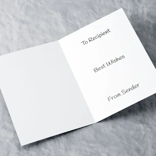 Personalised Christmas Card - Boyfriend Pudding