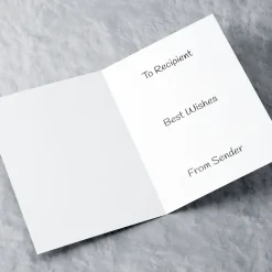 Personalised Christmas Card - Penguin Couple, Any Name