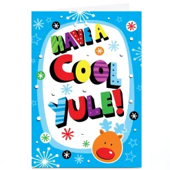 Personalised Christmas Card - Have a Cool Yule!
