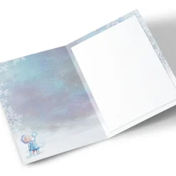 Personalised Christmas Card - Winter Wish, Any Name