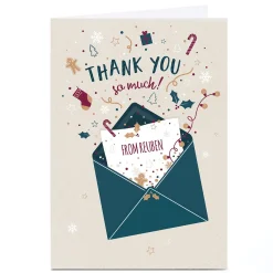 Personalised Christmas Card - Thank You So Much!