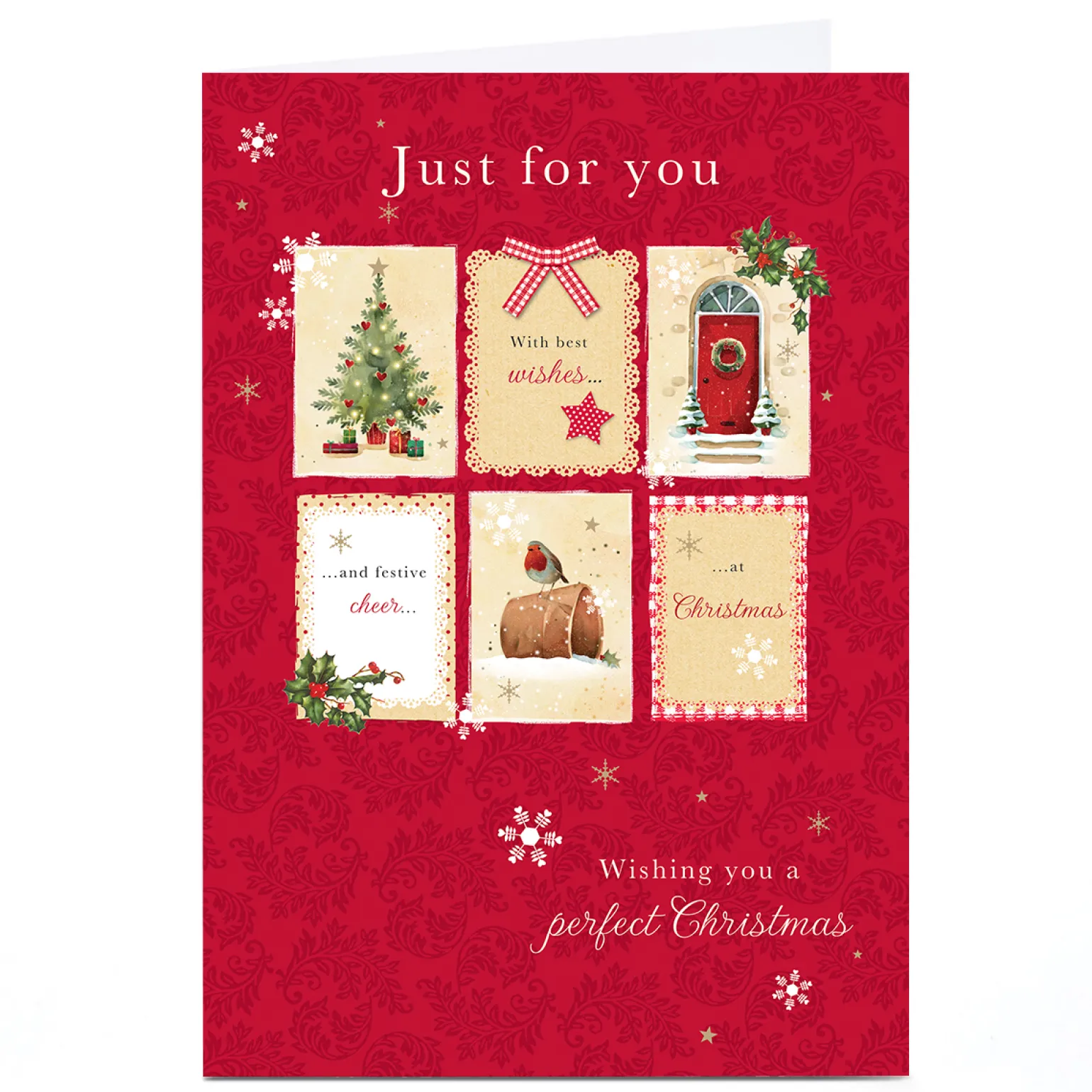 Personalised Christmas Card - Just for You