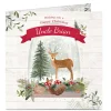 Personalised Christmas Card - Deer & Tree