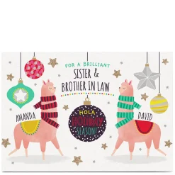 Personalised Christmas Card - Hola Holiday Season