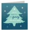 Personalised Christmas Card - From The Family Xmas Tree