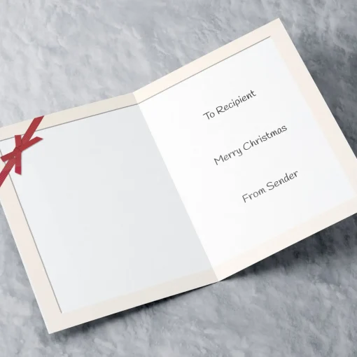 Personalised Christmas Card - Christmas Sketch