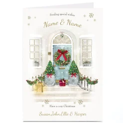 Personalised Christmas Card - For All Of You, Any Names