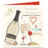 Personalised Christmas Card - Be Merry! Grandma and Grandad
