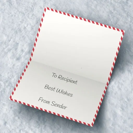 Personalised Christmas Thank You Card - Presents Under The Tree