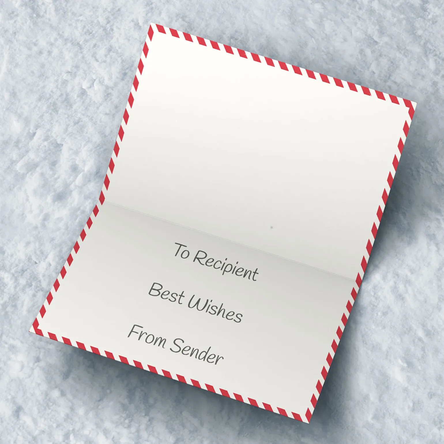 Personalised Christmas Thank You Card - Presents Under The Tree