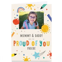Personalised Congratulations School Card - Proud of You