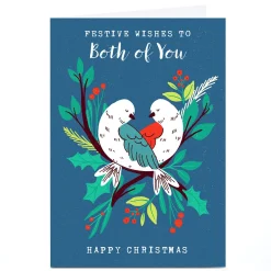 Personalised Dalia Clark Christmas Card - Both of You