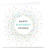 Personalised Dalia Clark Birthday Card - Colourful Sprinkles