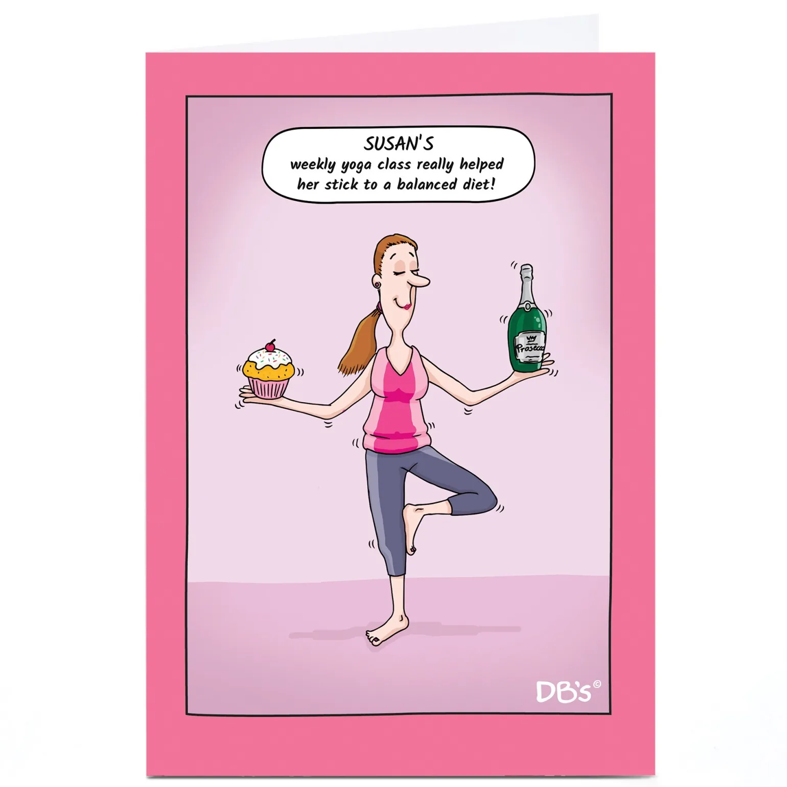 Personalised DB's Card - A Balanced Diet