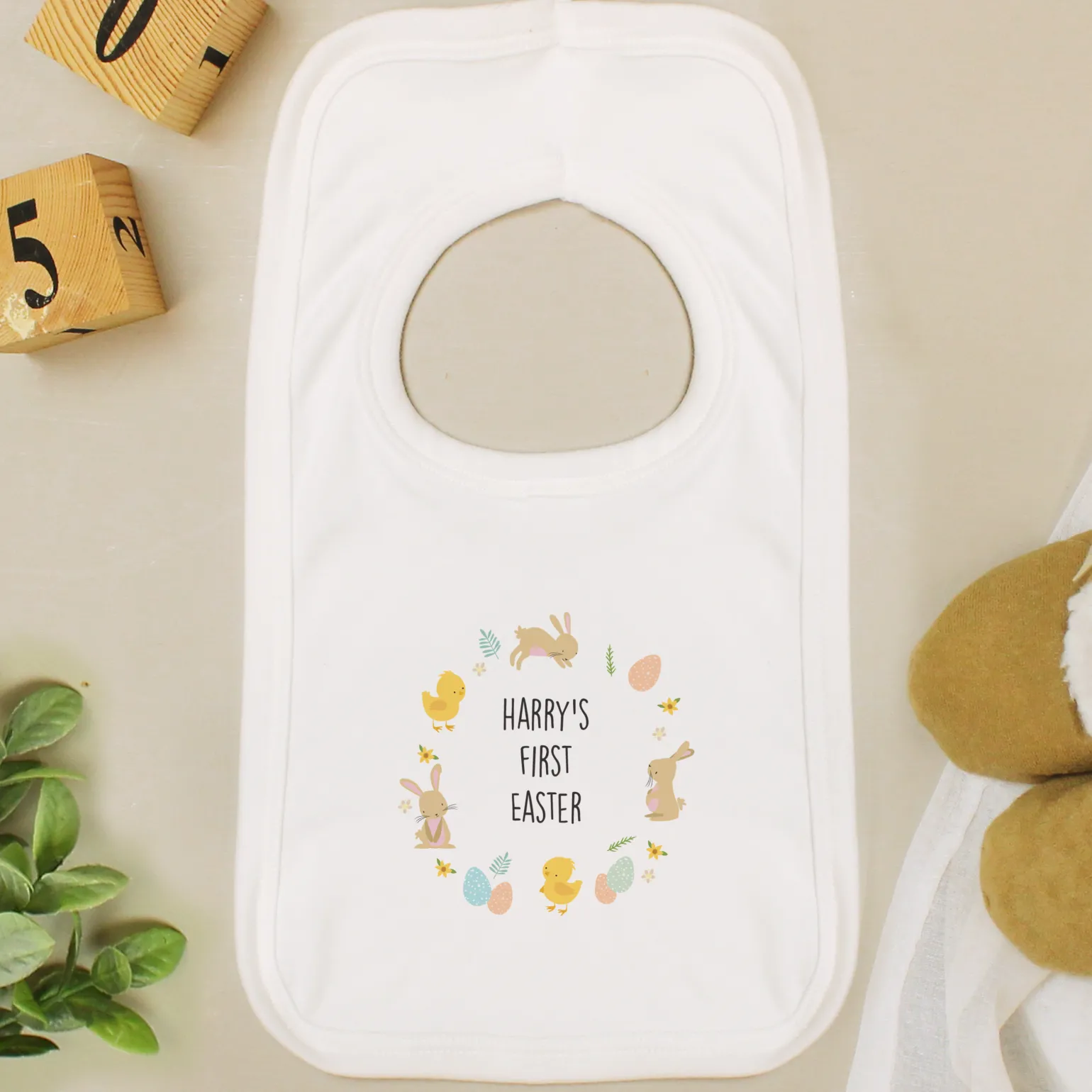Personalised Easter Baby Bib