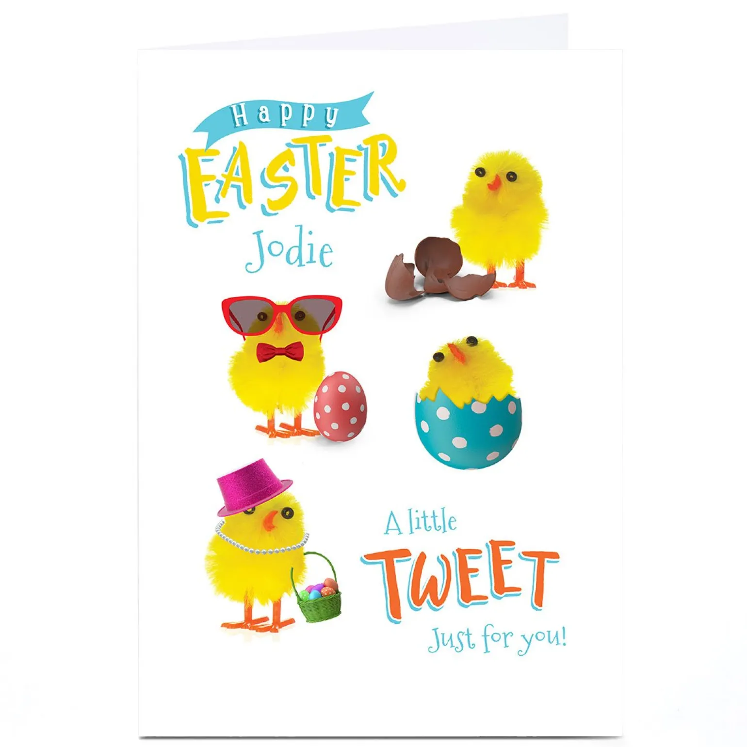 Personalised Easter Card - A Little Tweet Just For You