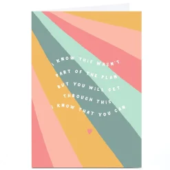 Personalised Ebony Newton Card - I know You