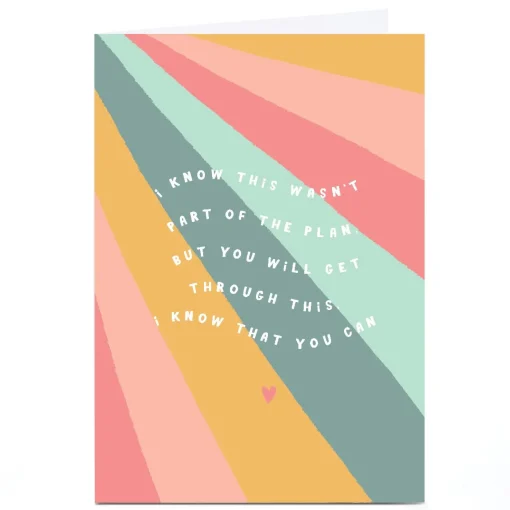 Personalised Ebony Newton Card - I know You