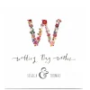 Personalised Emma Valenghi Wedding Card - Floral Wishes