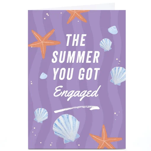 Personalised Engagement Card - The Summer You Got Engaged