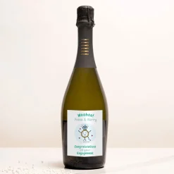 Personalised Engagement Prosecco - Congratulations