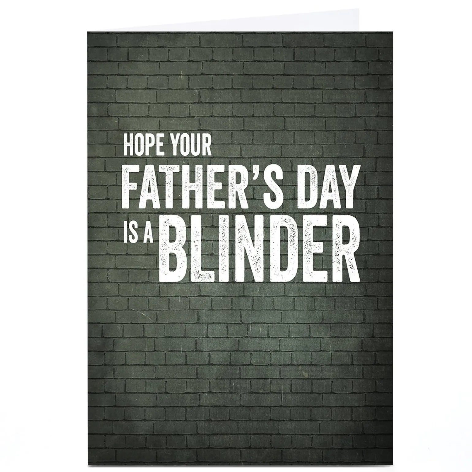 Personalised Father's Day Card - Hope it's a Blinder