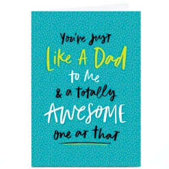 Personalised Father's Day Card - You're Just Like A Dad