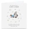 Personalised Father's Day Card - Like a Dad, Bears