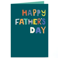 Personalised Father's Day Card - Craft Letters