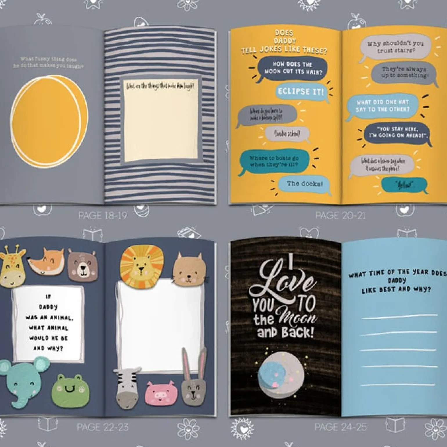 Personalised Fill In With Your Words Book About Daddy