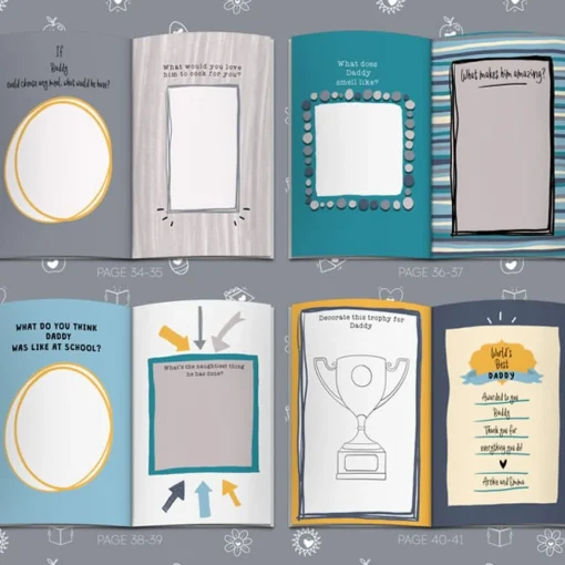 Personalised Fill In With Your Words Book About Daddy