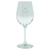 Personalised Flowers Wine Glass - Love You Always