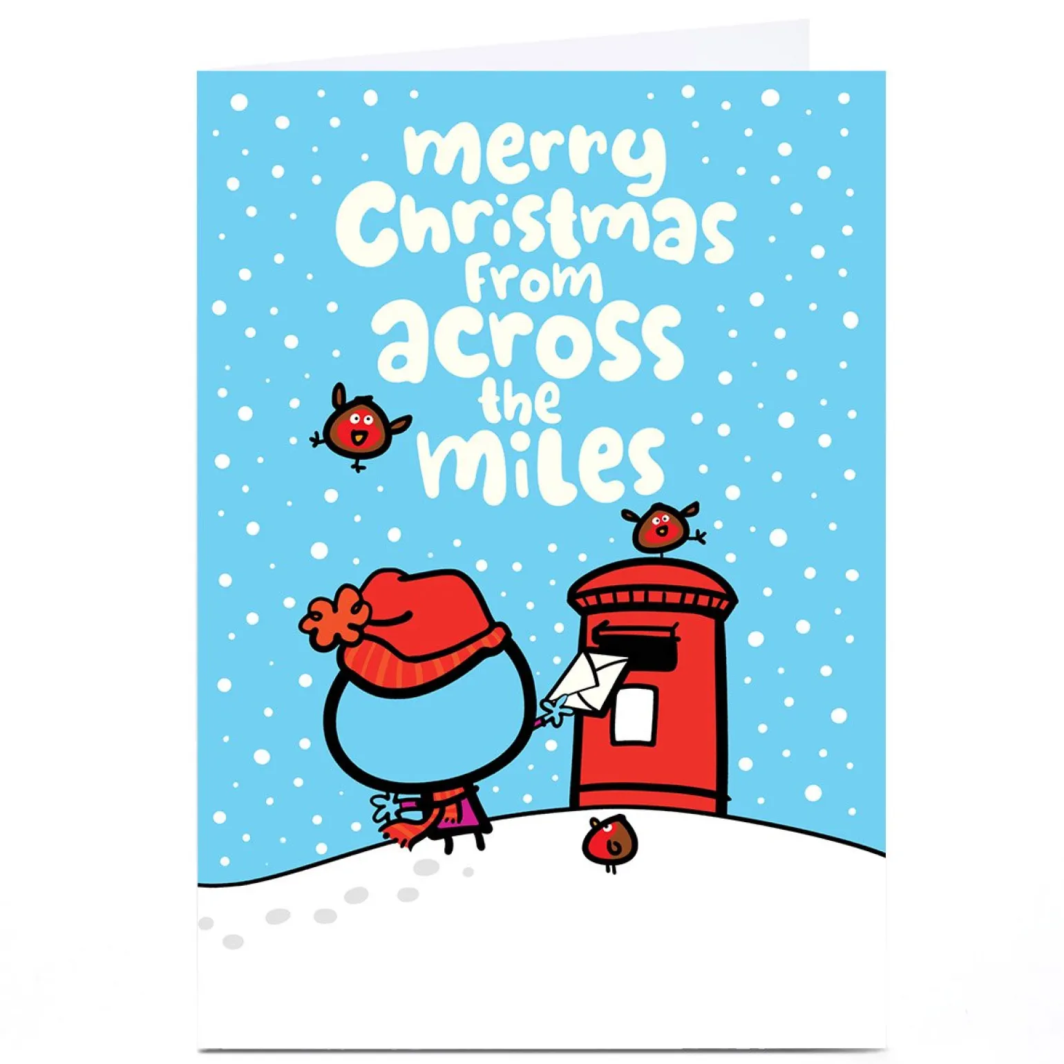 Personalised Fruitloops Christmas Card - From Across The Miles