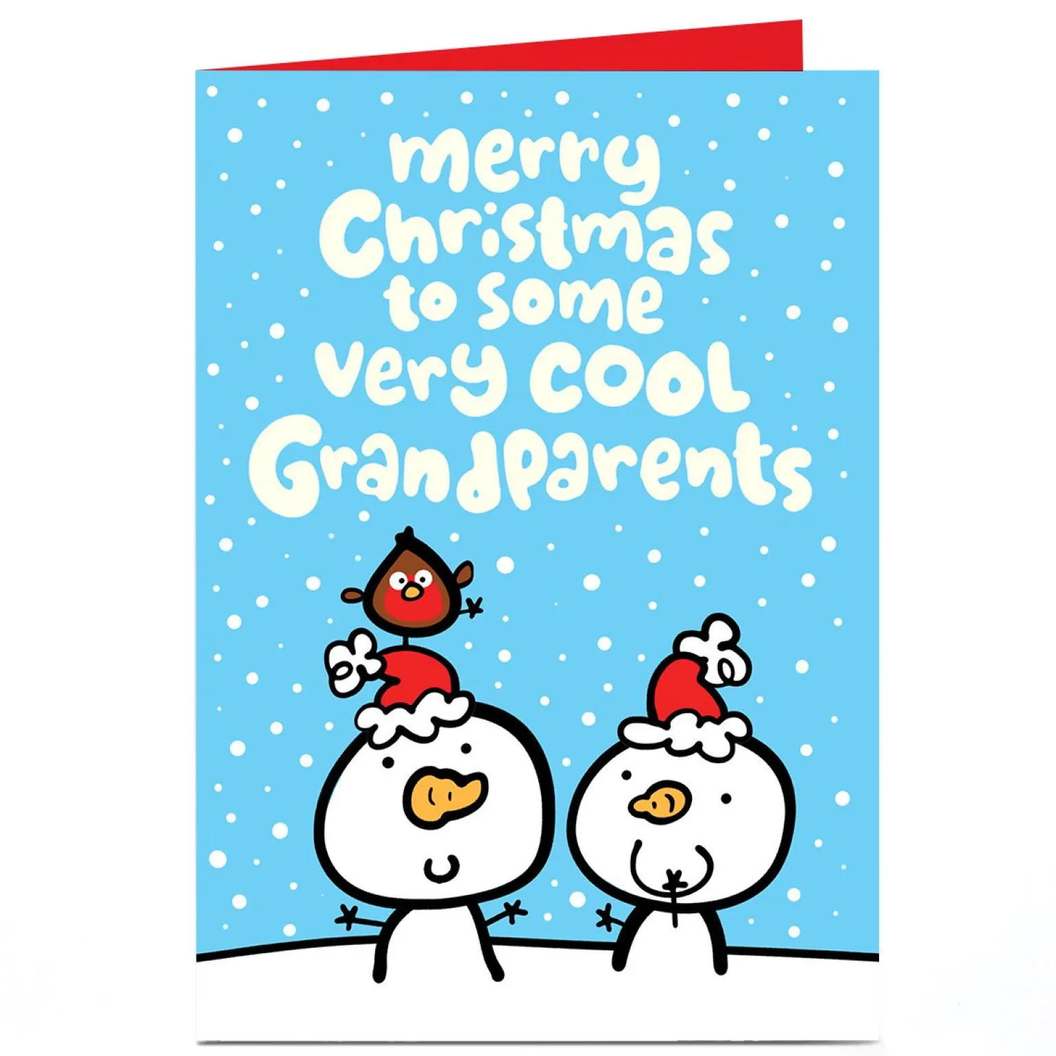Personalised Fruitloops Christmas Card - Cool Grandparents