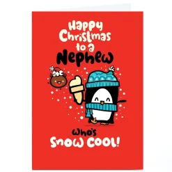 Personalised Fruitloops Christmas Card - Nephew