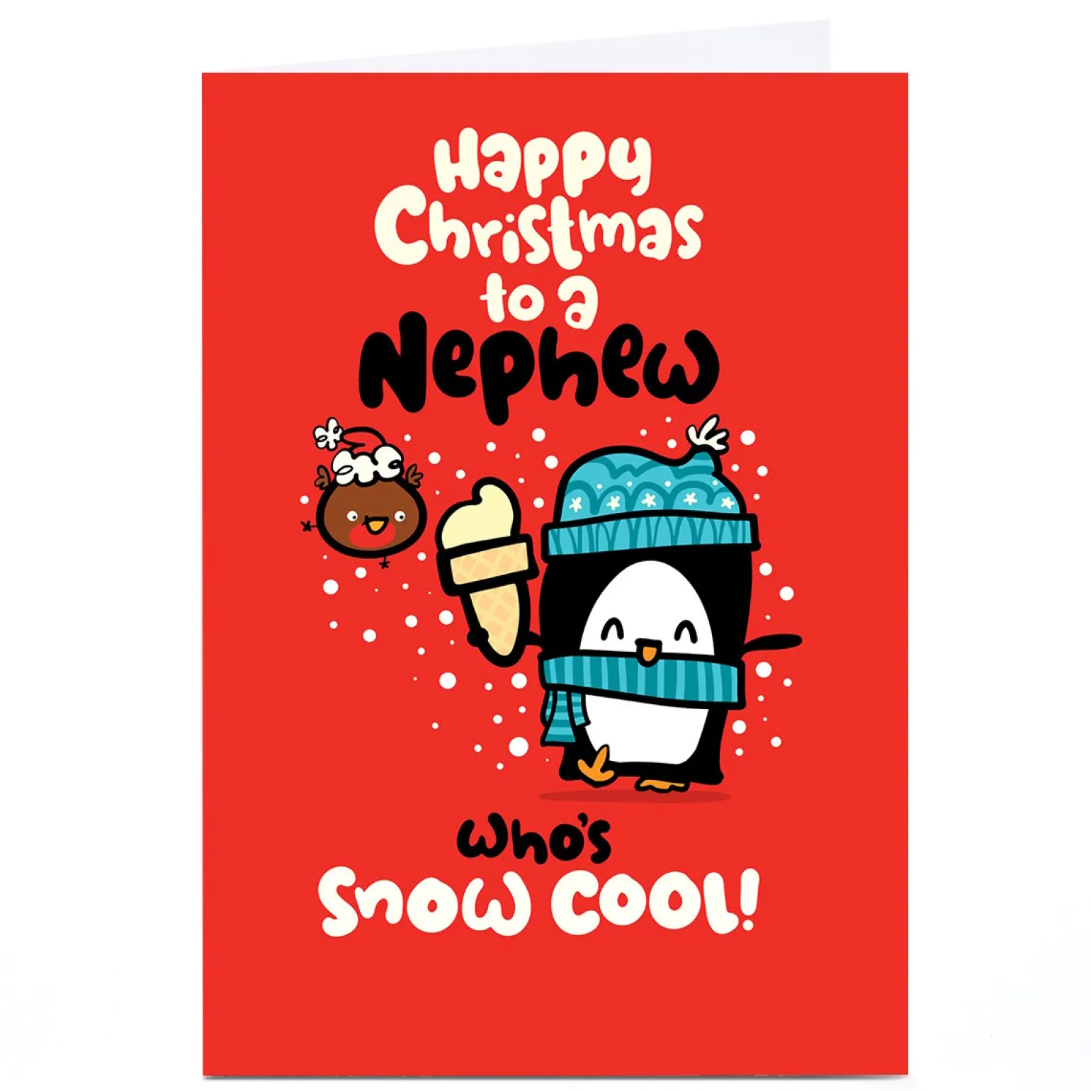 Personalised Fruitloops Christmas Card - Nephew