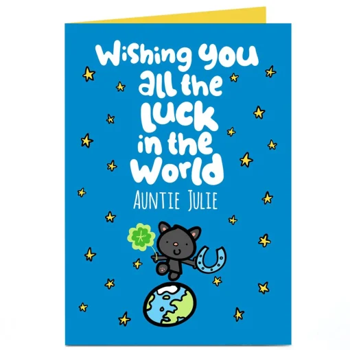 Personalised Fruitloops Good Luck Card - All the Luck in the World