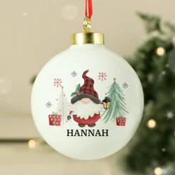 Personalised Gonk Chrismas Bauble