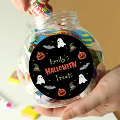 Personalised Halloween Sweets Jar