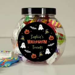 Personalised Halloween Sweets Jar