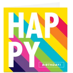 Personalised Hello Munki Birthday Card - Happy Birthday