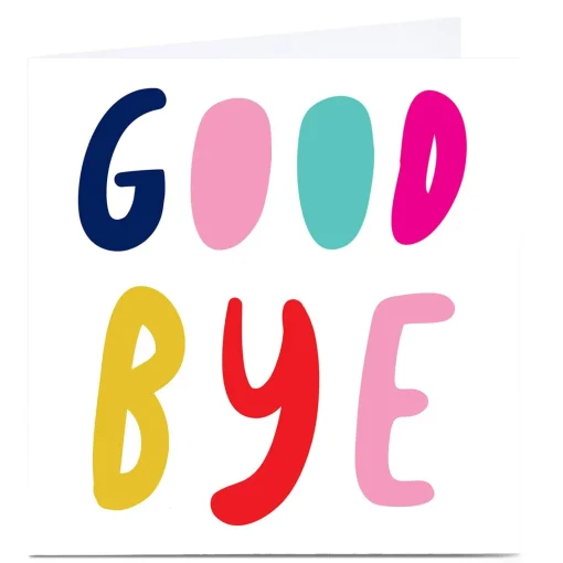 Personalised Hello Munki Card - Good Bye