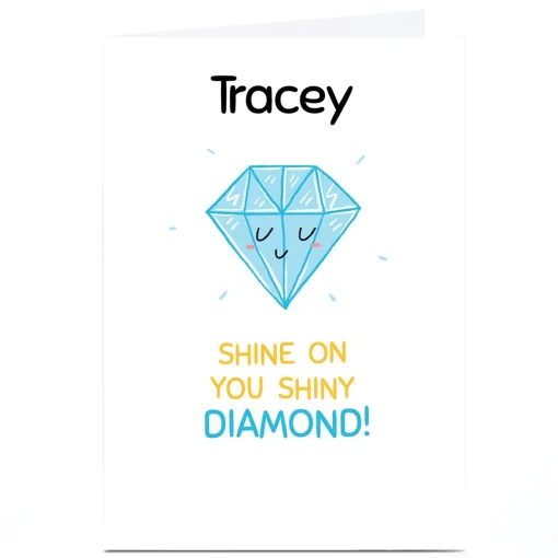 Personalised Hew Ma Card - Diamond