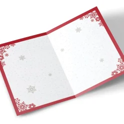 Personalised Hugs Bear Christmas Card - Post Box Bear