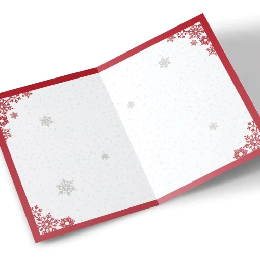 Personalised Hugs Bear Christmas Card - Post Box Bear