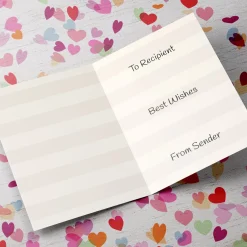 Personalised Hugs Bear Get Well Soon Card