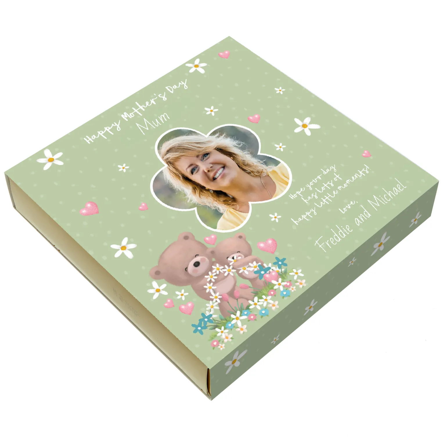 Personalised Hugs Belgian Chocolates - Happy Mother's Day