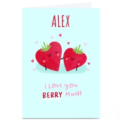 Personalised Jess Moorhouse Valentine's Day Card - Berry Much