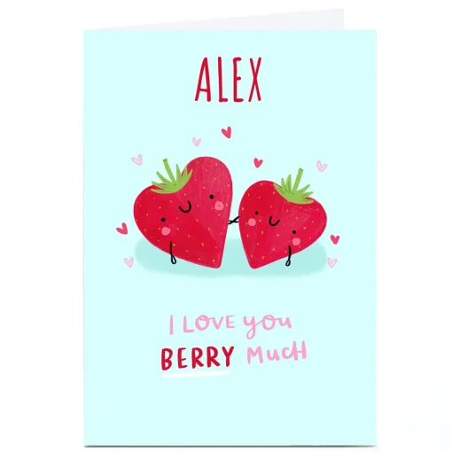 Personalised Jess Moorhouse Valentine's Day Card - Berry Much