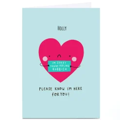 Personalised Jess Moorhouse Card - Feeling Rubbish